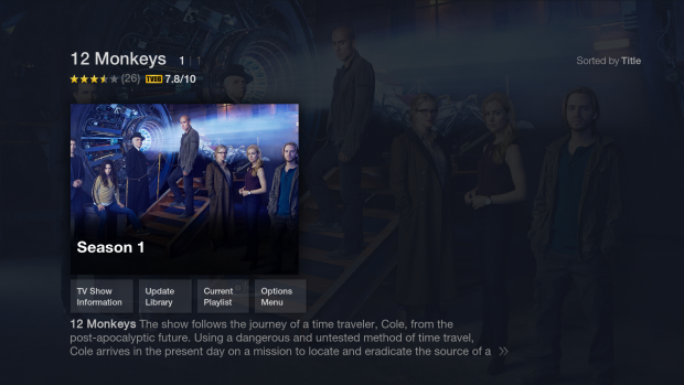 FTV Skin f&uuml;r Kodi - Fernsehserien-Bereich (Bild: Hitcher)